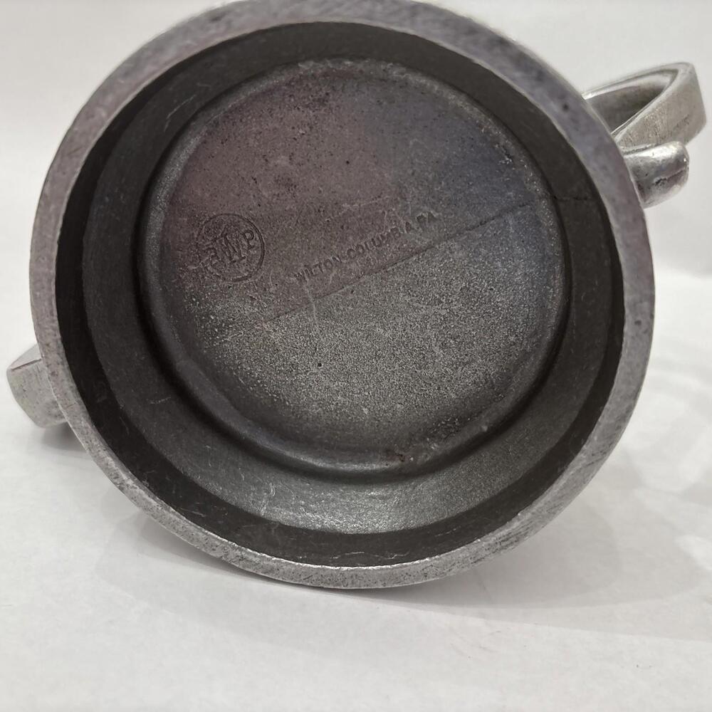 Vtg Wilton Armetal Pewter Two Handle Kissing Mug Cup USA Heavy 1970’s Romance - Picture 6 of 10